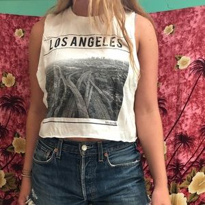 BrandyMelville Los Angeles Sleeveless Graphic Tank